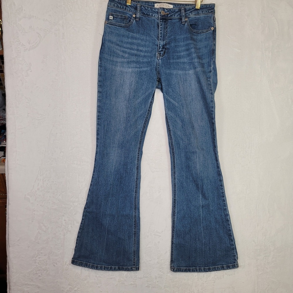 Western Y2K Flare Jeans Bohemian Blue‎ Denim 33x31 Size 30 Going Out Casual